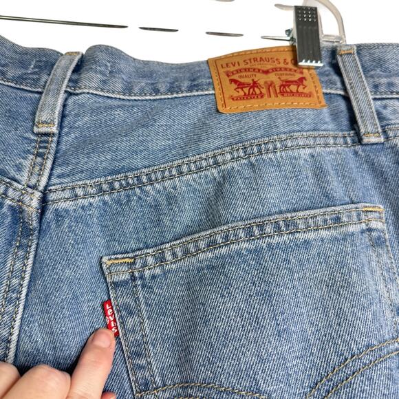 Levi’s ‘94 Baggy Straight Leg Wide Leg Distressed Women’s 32 Size 14 Mid-Rise - Picture 11 of 16